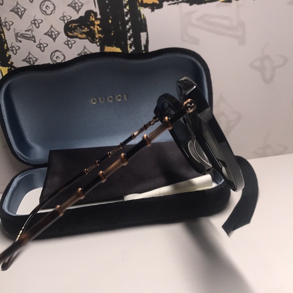 New Authentic Gucci Black Sunglasses GG0653SZ 001 - Picture 11 of 14